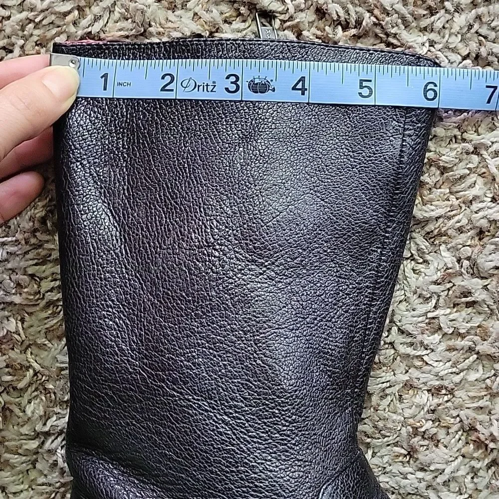 Born Black Leather Women's Boots Size 7.5 - Picture 11 of 15